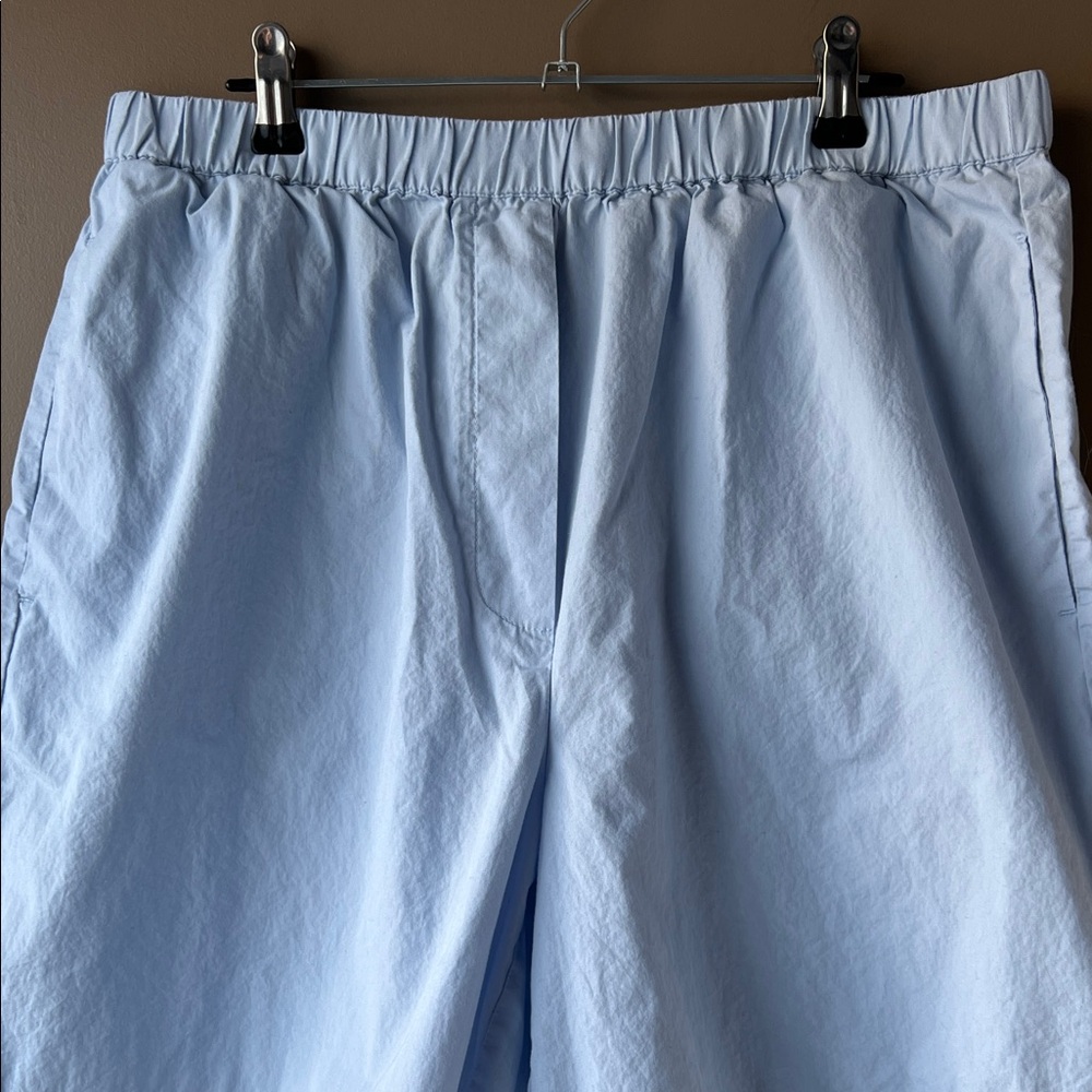 Wilfred Free Pastel Blue Cotton 7” Breeze Shorts Large - Picture 4 of 10